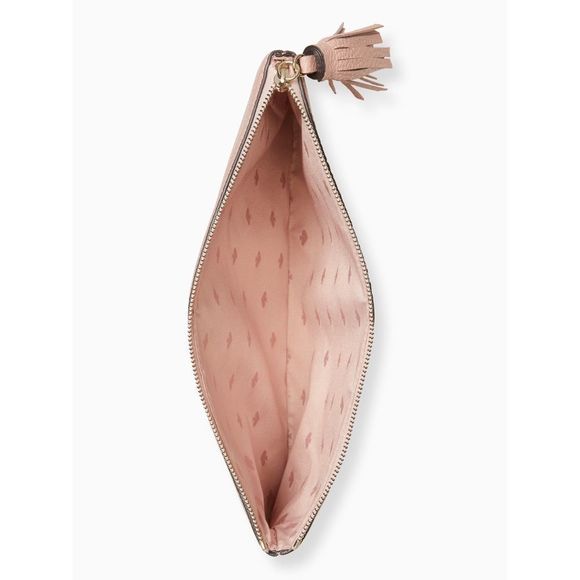▫️Kate Spade Sienna Logo Tassel Clutch Cosmetic - Picture 4 of 5